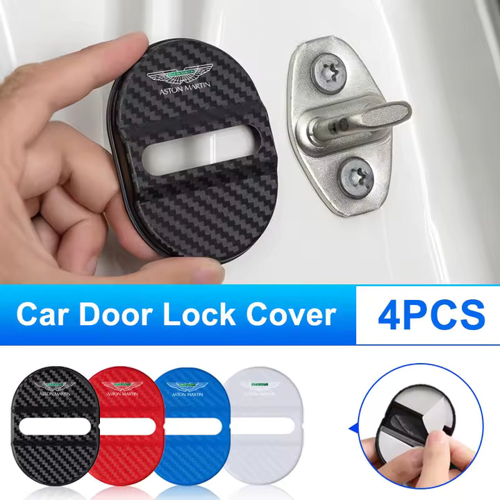 Aston Martin Deurslot Cover Stickers (4 Stuks)