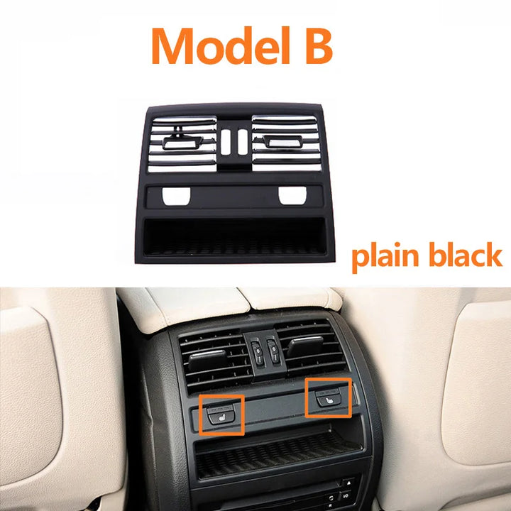 LHD RHD Front Central Left Right Rear AC Conditioner Chromed Air Vent Grille Outlet Panel For BMW 5 Series F10 F11 2010-2017