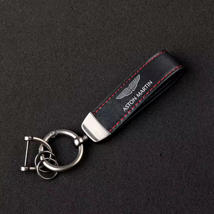 Aston Martin Premium Lederen Sleutelhanger
