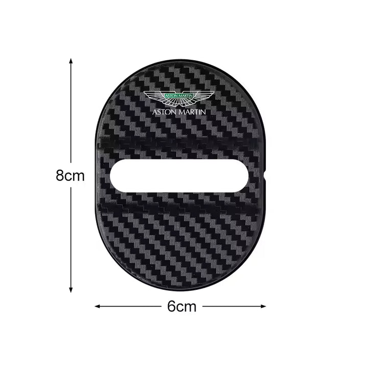 Aston Martin Deurslot Cover Stickers (4 Stuks)