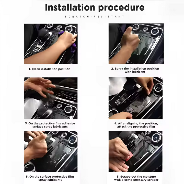 Cadillac Vistiq Transparante Interieur Beschermfolie