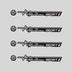 Alfa Romeo Ruitenwisser Stickers (4-Delig)