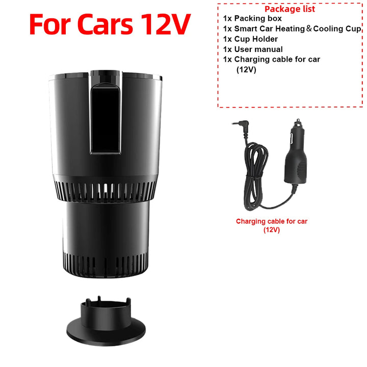 Intelligente Auto Bekerhouder, 2-in-1 Drankverwarmer en Koeler