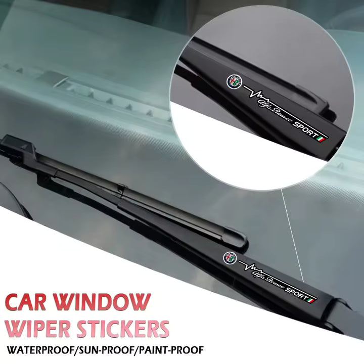Alfa Romeo Ruitenwisser Stickers (4-Delig)