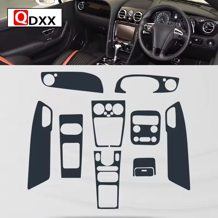Bentley Continental GT (2012-2017) Middenconsole Transparante TPU Beschermfolie