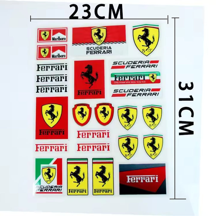 Ferrari Decoratieve Stickers (Auto-Motor-Fiets)