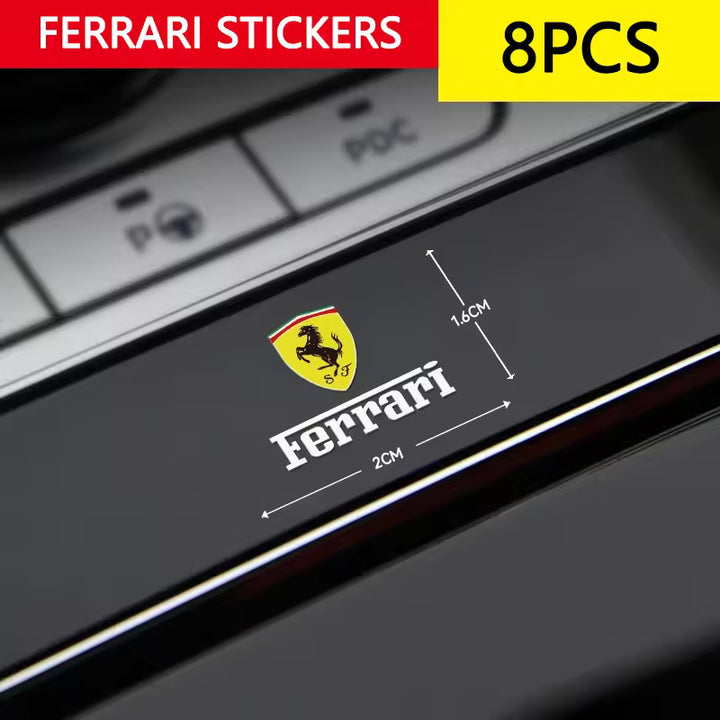 Ferrari Kras Decoratie Stickers (4-8 stuks)