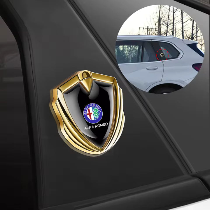 Alfa Romeo Metalen 3D Carrosserie Stickers