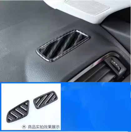 Audi Q3 (2019) - Carbon Look  Chroom Versnellingspook Cover & Knoppen Trim