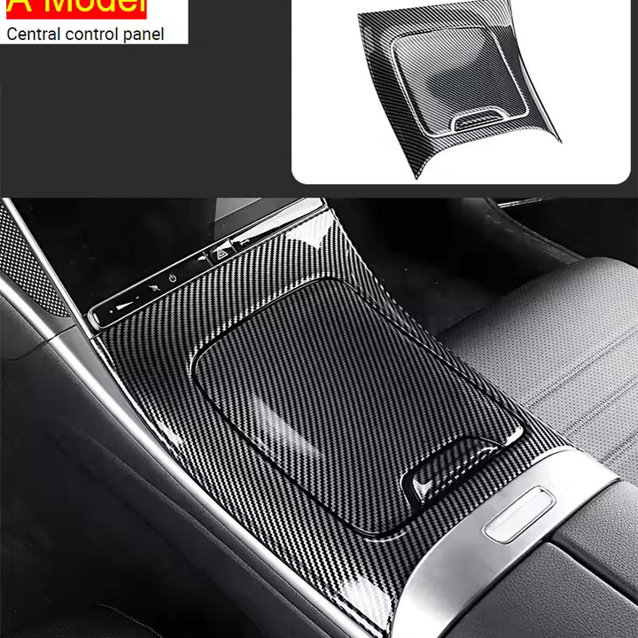 Mercedes-Benz Carbon Hoofdsteunknop Covers