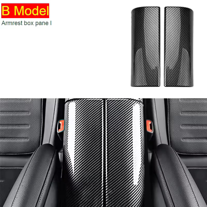 Mercedes-Benz Carbon Hoofdsteunknop Covers