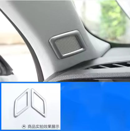 Audi Q3 (2019) - Carbon Look  Chroom Versnellingspook Cover & Knoppen Trim