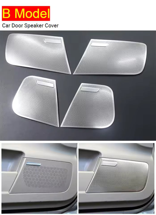 Audi A6 C6 - Deurarmleuning Deurslot Knop & Speaker Frame Trim