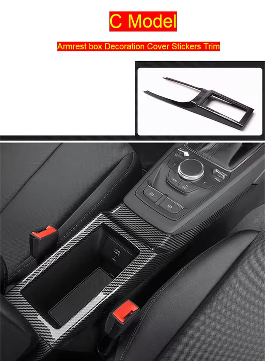 Audi Q2 (2018 - 2022) - Carbon Look Handgreep & Deurklink Kom Trim