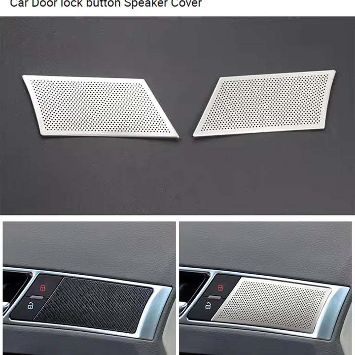Audi A6 C6 - Deurarmleuning Deurslot Knop & Speaker Frame Trim