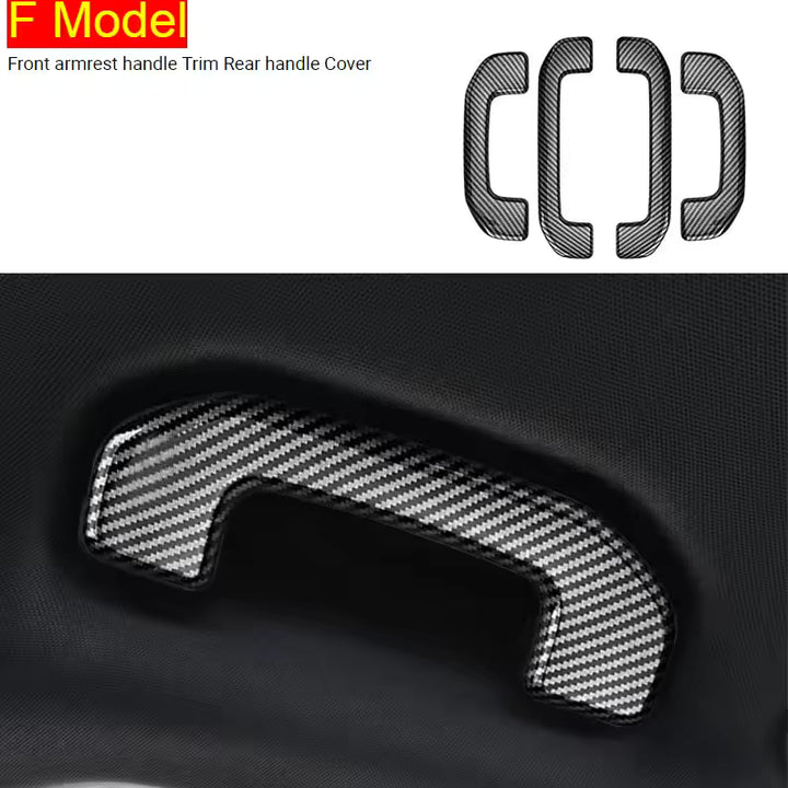 Mercedes-Benz Carbon Hoofdsteunknop Covers