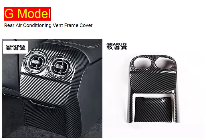 Mercedes-Benz Carbon Hoofdsteunknop Covers