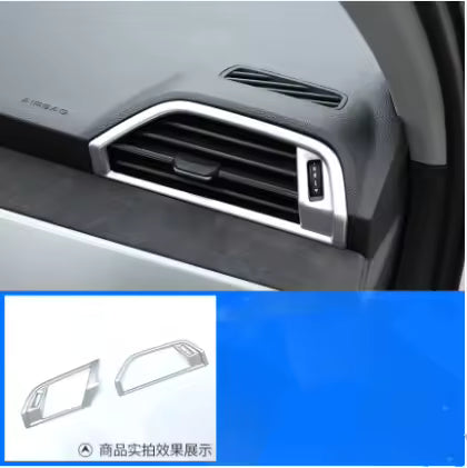 Audi Q3 (2019) - Carbon Look  Chroom Versnellingspook Cover & Knoppen Trim