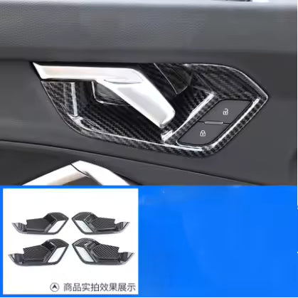 Audi Q3 (2019) - Carbon Look  Chroom Versnellingspook Cover & Knoppen Trim