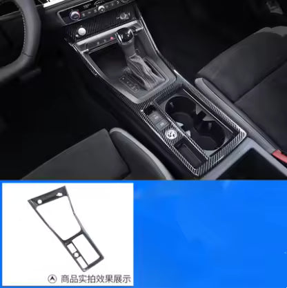 Audi Q3 (2019) - Carbon Look  Chroom Versnellingspook Cover & Knoppen Trim