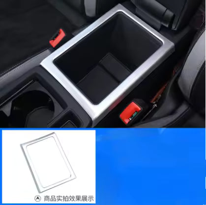 Audi Q3 (2019) - Carbon Look  Chroom Versnellingspook Cover & Knoppen Trim