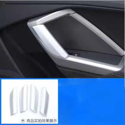 Audi Q3 (2019) - Carbon Look  Chroom Versnellingspook Cover & Knoppen Trim
