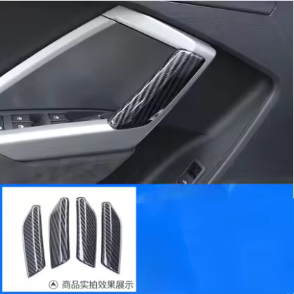 Audi Q3 (2019) - Carbon Look  Chroom Versnellingspook Cover & Knoppen Trim